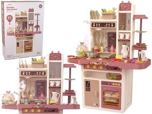 LeanToys Rotaļlietu virtuve ar tvaiku un apgaismojumu, 65 det. cena un informācija | Rotaļlietas meitenēm | 220.lv