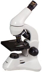 Levenhuk D50L PLUS 2.5M Mikroskops ar digitālo kameru Baltā Krāsā cena un informācija | Teleskopi un mikroskopi | 220.lv