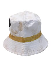 Bērnu cepure Sun City, balta/zeltaina cena un informācija | Cepures, cimdi, šalles meitenēm | 220.lv