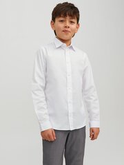 Bērnu krekls JACK & JONES, balts cena un informācija | Zēnu krekli | 220.lv