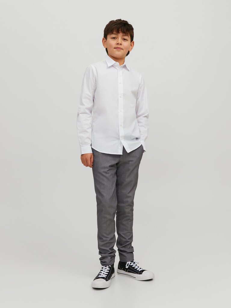 Bērnu krekls JACK & JONES, balts цена и информация | Zēnu krekli | 220.lv