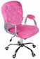 Biroja krēsls Giosedio FMA012, rozā, velūrs cena un informācija | Biroja krēsli | 220.lv