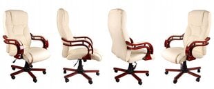 Biroja krēsls Giosedio BSL005M, bēšā krāsā, ar masāžas funkciju cena un informācija | Biroja krēsli | 220.lv