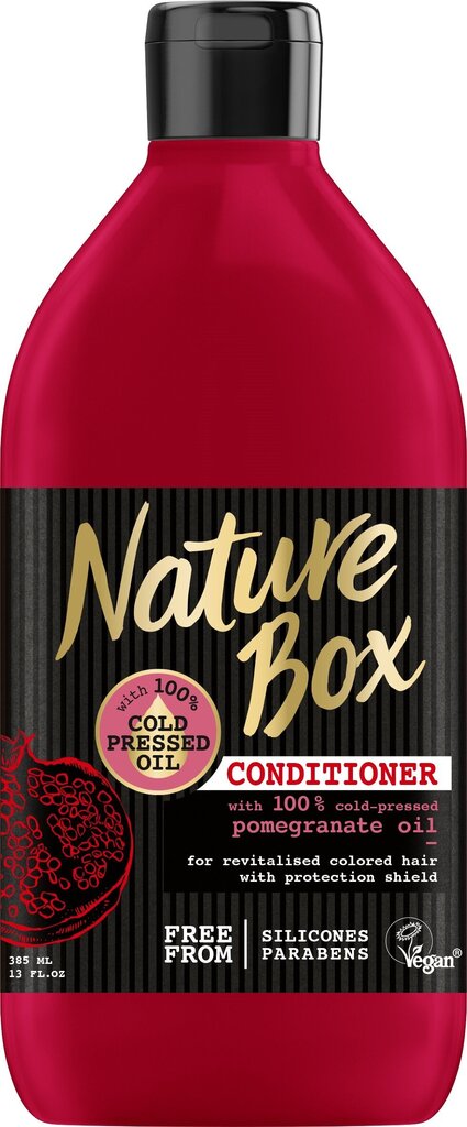Balzāms Nature box, 385 ml, 3 iepakojuma komplekts cena un informācija | Matu kondicionieri, balzāmi | 220.lv