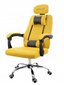 Biroja krēsls Giosedio GPX013, dzeltens cena un informācija | Biroja krēsli | 220.lv