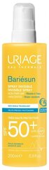 Izsmidzināms saules aizsargkrēms Uriage Bariesun SPF 50+, 200 ml cena un informācija | Sauļošanās krēmi | 220.lv