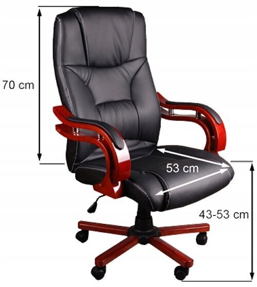 Biroja krēsls Giosedio BSL003, brūns цена и информация | Biroja krēsli | 220.lv