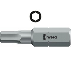 Wera 840/1 Z Стандартная бита HEX-PLUS 3/16 x 25 мм цена и информация | Механические инструменты | 220.lv