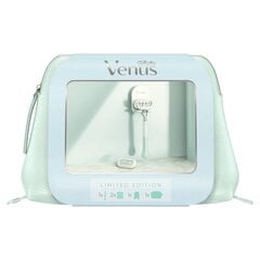 Бритвенный набор: бритва Gillette Venus Extra Smooth Sensitive шт. + подставка для бритья + дорожная сумка цена и информация | Косметика и средства для бритья | 220.lv