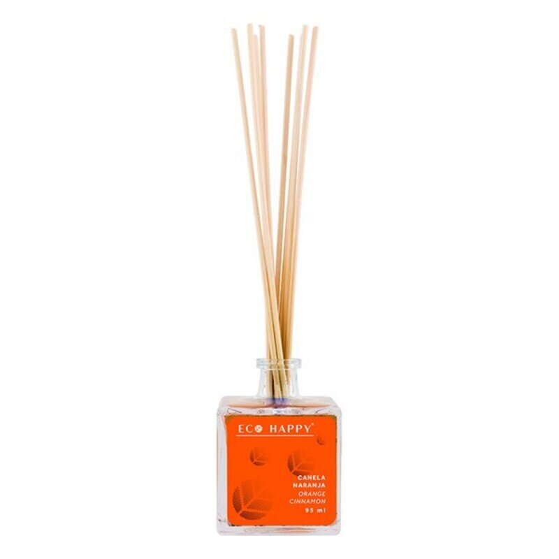 Aromātiskie Kociņi Mikado Canela Naranja Eco Happy S0584073 (95 ml) cena un informācija | Mājas aromāti | 220.lv