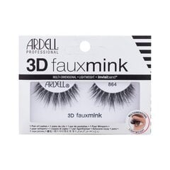 Ardell 3D Faux Mink 864 False Eyelashes - Vícevrstvé umělé řasy  Black цена и информация | Накладные ресницы, керлеры | 220.lv