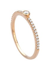 Esprit Сверкающее бронзовое кольцо с кристаллами ESRG008311 цена и информация | Кольца | 220.lv