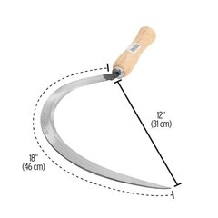 Zobains sirpis, 457 mm truper® cena un informācija | Rokas instrumenti | 220.lv