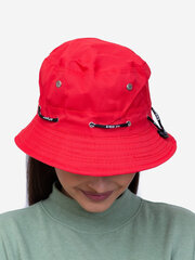 Czapka damska typu bucket hat Shelovet czerwona 78059-10 цена и информация | Женские шапки | 220.lv