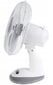 Balts galdauta ventilators ar oscilāciju un 3 režīmiem Zilner цена и информация | Ventilatori | 220.lv