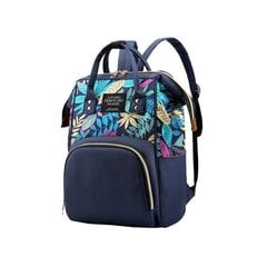 Сумка-рюкзак для мам, синяя цена и информация | Аксессуары для колясок | 220.lv