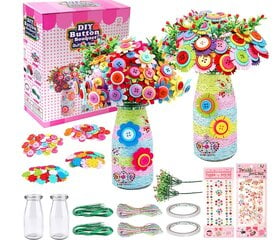 Детский развивающий набор для творчества DIY Button Bouquet Flowers цена и информация | Развивающие игрушки | 220.lv
