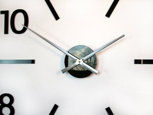 Sienas pulkstenis AkselBlack cena un informācija | Pulksteņi | 220.lv