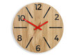 Sienas pulkstenis AkselwoodBlack cena un informācija | Pulksteņi | 220.lv