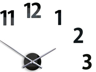 Sienas pulkstenis AmadeuszBlack cena un informācija | Pulksteņi | 220.lv