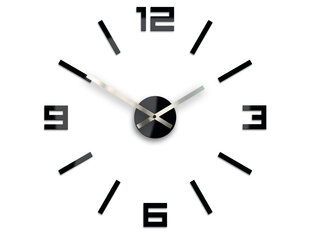 Sienas pulkstenis ArabicBlack cena un informācija | Pulksteņi | 220.lv