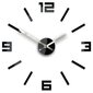 Sienas pulkstenis ArabicBlack cena un informācija | Pulksteņi | 220.lv