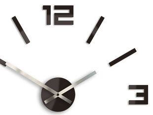 Sienas pulkstenis ArabicWenge cena un informācija | Pulksteņi | 220.lv
