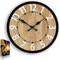 Sienas pulkstenis BerlinWhite33 cena un informācija | Pulksteņi | 220.lv