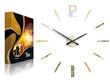 Sienas pulkstenis CarloMirrorgold cena un informācija | Pulksteņi | 220.lv