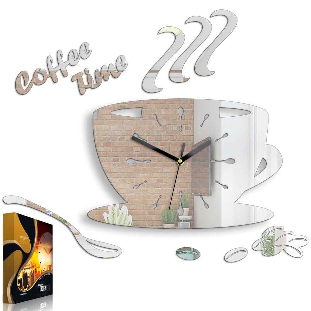 Sienas pulkstenis CoffeMirror cena un informācija | Pulksteņi | 220.lv