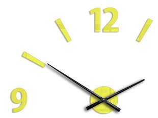 Sienas pulkstenis KlausYellow cena un informācija | Pulksteņi | 220.lv
