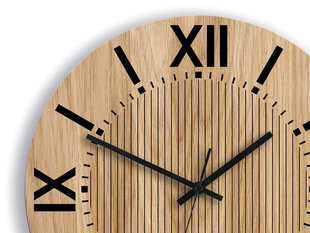 Sienas pulkstenis SantiagoWood cena un informācija | Pulksteņi | 220.lv