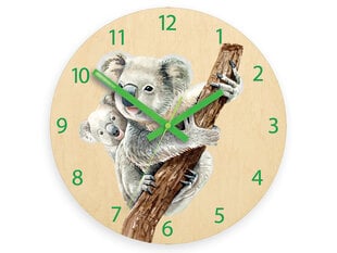 Bērnu sienas pulkstenis Tylus Koala cena un informācija | Pulksteņi | 220.lv