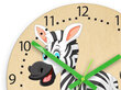 Bērnu sienas pulkstenis Zebra цена и информация | Pulksteņi | 220.lv