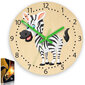 Bērnu sienas pulkstenis Zebra цена и информация | Pulksteņi | 220.lv