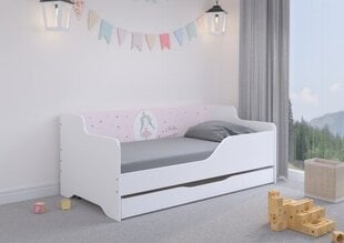 Lilu gulta 84x164 cm, balta cena un informācija | Bērnu gultas | 220.lv