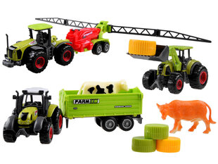 Lauksaimniecības tehnikas komplekts cena un informācija | Rotaļlietas zēniem | 220.lv