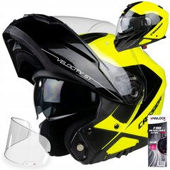 Мотоциклетный шлем Cassida Velocity, L, черный цена и информация | Шлемы для мотоциклистов | 220.lv