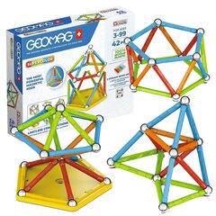 Paneļi Pārstrādāti bloki Geomag Supercolor 42 gab. цена и информация | Конструкторы и кубики | 220.lv