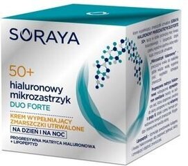 Дневной и ночной крем Soraya Hyaluronic Duo Forte 50+, 50 мл цена и информация | Кремы для лица | 220.lv