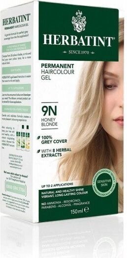 Ilgnoturīga matu krāsa Herbatint N Natural Series 9N, Honey Blonde cena un informācija | Matu krāsas | 220.lv