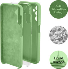Soundberry silikona vāciņš Samsung Galaxy A14 5G, zaļš - Green Tea cena un informācija | Telefonu vāciņi, maciņi | 220.lv