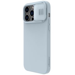 Maciņš Nillkin CamShield Silky Magnetic Silicone Apple iPhone 14 Pro pelēks cena un informācija | Telefonu vāciņi, maciņi | 220.lv