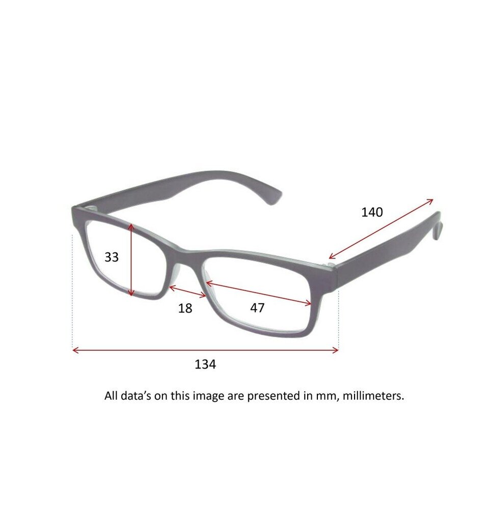 Brilles lasīšanai 7203 D2.50 Soft Grey цена и информация | Brilles | 220.lv