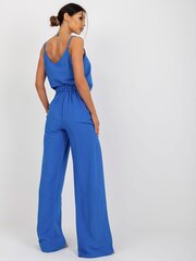 Женские брюки из ткани, синие  цена и информация | Женские брюки | 220.lv