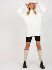 Sieviešu balts trikotāžas džemperis cena un informācija | Sieviešu džemperi | 220.lv