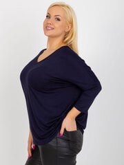 Женская блуза свободного кроя, синяя цена и информация | Женские блузки, рубашки | 220.lv
