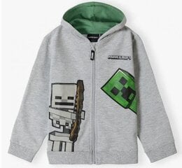 Minecraft bērnu džemperis ar rāvējslēdzēju cena un informācija | Zēnu jakas, džemperi, žaketes, vestes | 220.lv