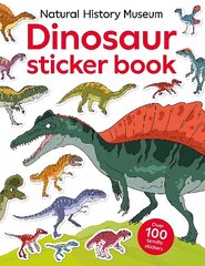 Natural History Museum Dinosaur Sticker Book цена и информация | Книги для самых маленьких | 220.lv