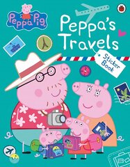 Peppa Pig: Peppa's Travels: Sticker Scenes Book cena un informācija | Grāmatas mazuļiem | 220.lv